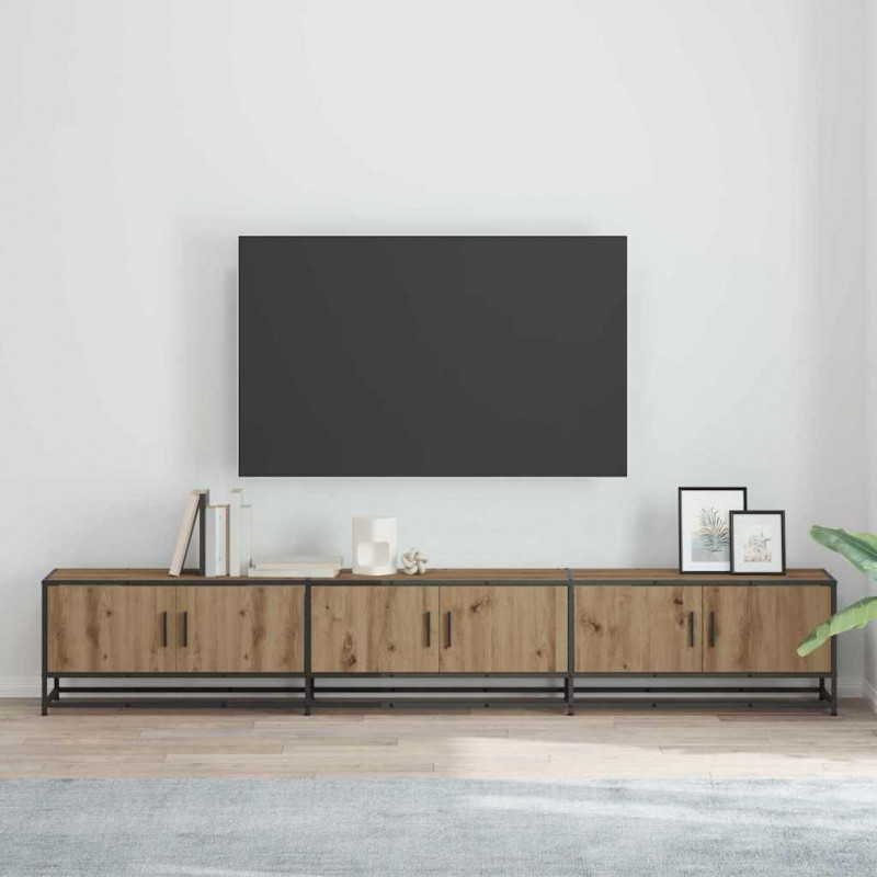Jednostki telewizyjne 2 pcs Dąb rzemieślniczy 240 x 35 x 41 cm