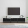 Jednostki telewizyjne 2 pcs Czarny Dąb 210 x 35 x 41 cm