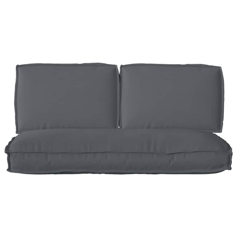 Zestaw poduszek 3 pcs Antracyt Materiał Oxford