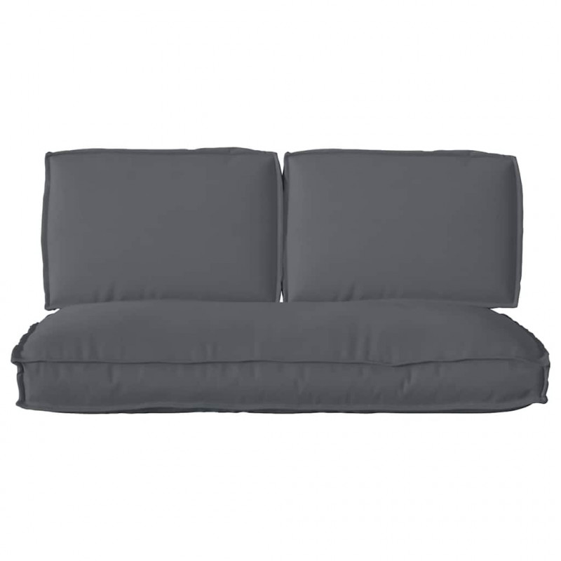 Zestaw poduszek 3 pcs Antracyt Materiał Oxford