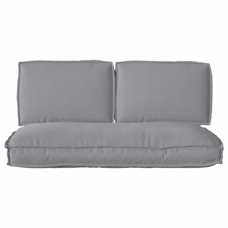 Zestaw poduszek 3 pcs Szary Materiał Oxford