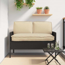 Zestaw poduszek 3 pcs Beżowy Materiał Oxford