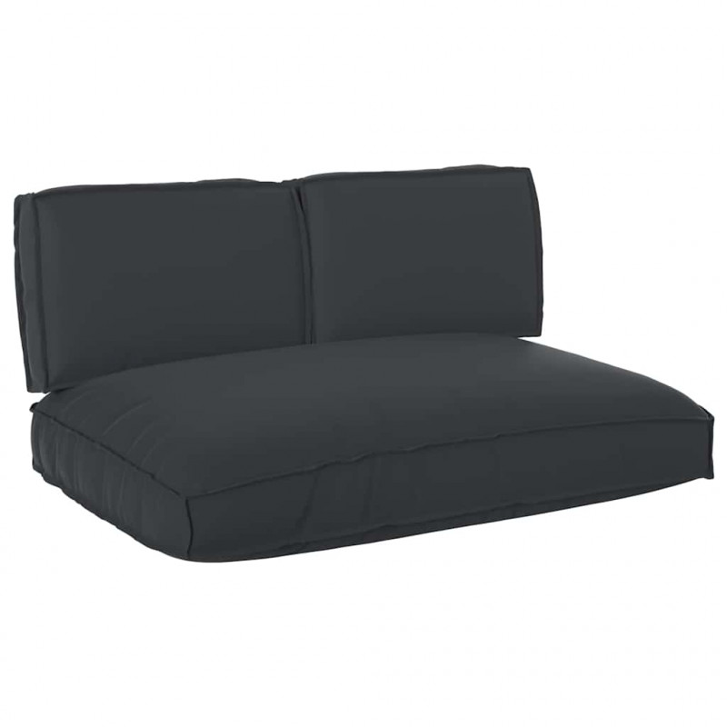 Zestaw poduszek 3 pcs Czarny Materiał Oxford