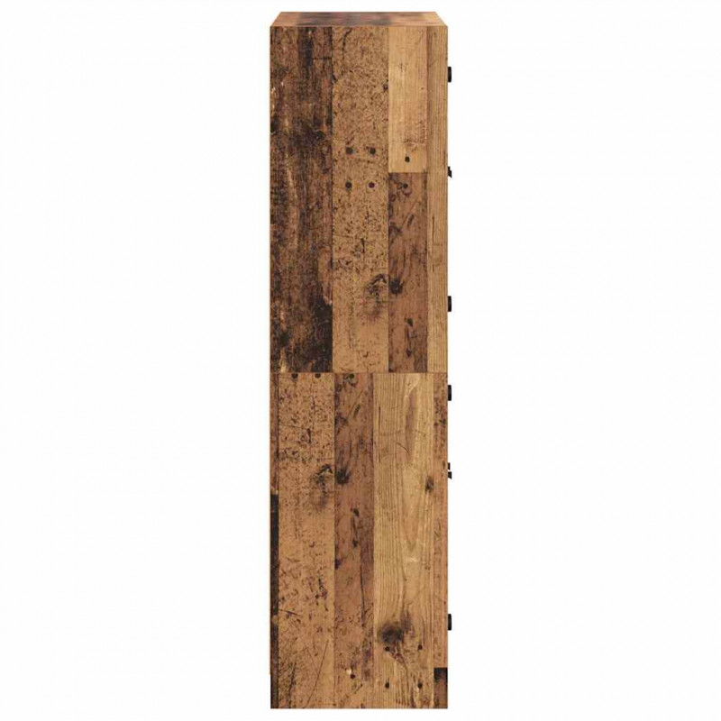 Highboard Stare drewno 68 x 37 x 142 cm Materiał drewnopochodny
