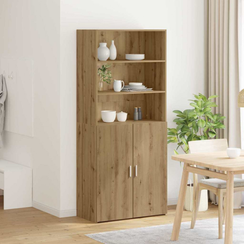 Highboard Dąb rzemieślniczy 80 x 42,5 x 185 cm