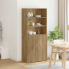 Highboard Dąb rzemieślniczy 80 x 42,5 x 185 cm