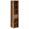 Highboard z szufladą Stare drewno 40 x 42,5 x 185 cm