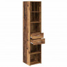 Highboard z szufladą Stare drewno 40 x 42,5 x 185 cm