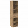 Highboard z szufladą Dąb rzemieślniczy 40 x 42,5 x 185 cm