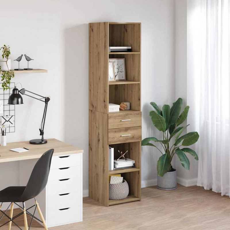 Highboard z szufladą Dąb rzemieślniczy 40 x 42,5 x 185 cm