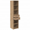 Highboard z szufladą Dąb rzemieślniczy 40 x 42,5 x 185 cm