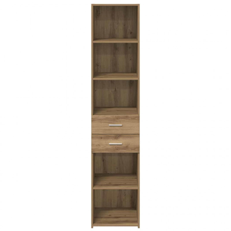 Highboard z szufladą Dąb rzemieślniczy 40 x 42,5 x 185 cm
