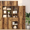 Highboard z szufladą Stare drewno 45 x 42,5 x 185 cm