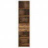 Highboard z szufladą Stare drewno 45 x 42,5 x 185 cm