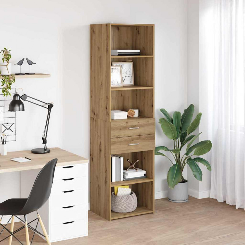 Highboard z szufladą Dąb rzemieślniczy 45 x 42,5 x 185 cm