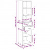 Highboard z szufladą Dąb rzemieślniczy 45 x 42,5 x 185 cm