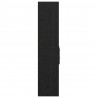 Highboard Czarny Dąb 45 x 42,5 x 185 cm Materiał drewnopochodny