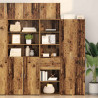 Highboard z szufladą Stare drewno 50 x 42,5 x 185 cm