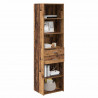 Highboard z szufladą Stare drewno 50 x 42,5 x 185 cm