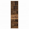Highboard z szufladą Stare drewno 50 x 42,5 x 185 cm