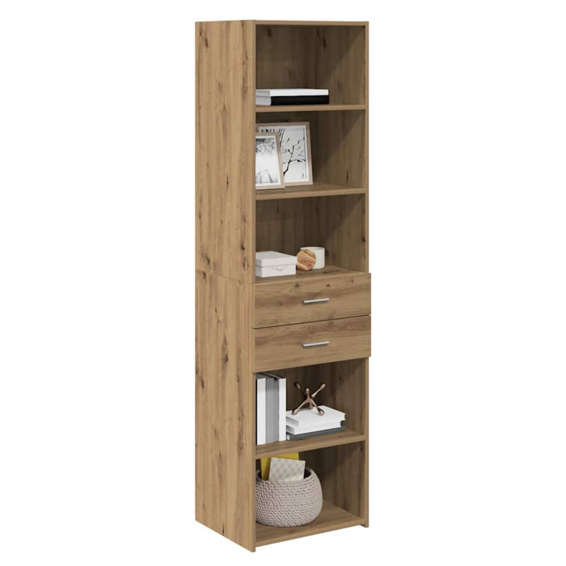 Highboard z szufladą Dąb rzemieślniczy 50 x 42,5 x 185 cm