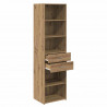 Highboard z szufladą Dąb rzemieślniczy 50 x 42,5 x 185 cm