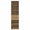 Highboard z szufladą Dąb rzemieślniczy 50 x 42,5 x 185 cm