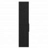 Highboard Czarny Dąb 50 x 42,5 x 185 cm Materiał drewnopochodny