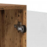 Highboard 2 pcs Stare drewno 68 x 37 x 142 cm