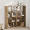 Highboard 2 pcs Dąb rzemieślniczy 68 x 37 x 142 cm