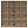 Highboard 2 pcs Dąb rzemieślniczy 68 x 37 x 142 cm