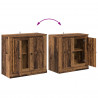 Komody z szufladą 3 pcs Stare drewno 210 x 35,5 x 67,5 cm