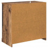 Komody z szufladą 2 pcs Stare drewno 70 x 35,5 x 67,5 cm