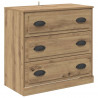 Komody z szufladą 2 pcs Dąb rzemieślniczy 70 x 35,5 x 67,5 cm