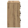 Komody z szufladą 2 pcs Dąb rzemieślniczy 70 x 35,5 x 67,5 cm