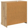 Komody z szufladą 2 pcs Dąb rzemieślniczy 70 x 35,5 x 67,5 cm