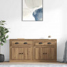 Komody z szufladą 2 pcs Dąb rzemieślniczy 70 x 35,5 x 67,5 cm