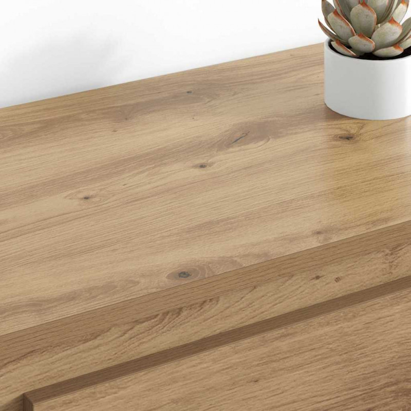 Komody z szufladą 2 pcs Dąb rzemieślniczy 70 x 35,5 x 67,5 cm