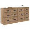 Komody z szufladą 2 pcs Dąb rzemieślniczy 70 x 35,5 x 67,5 cm