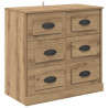 Komody z szufladą 2 pcs Dąb rzemieślniczy 70 x 35,5 x 67,5 cm