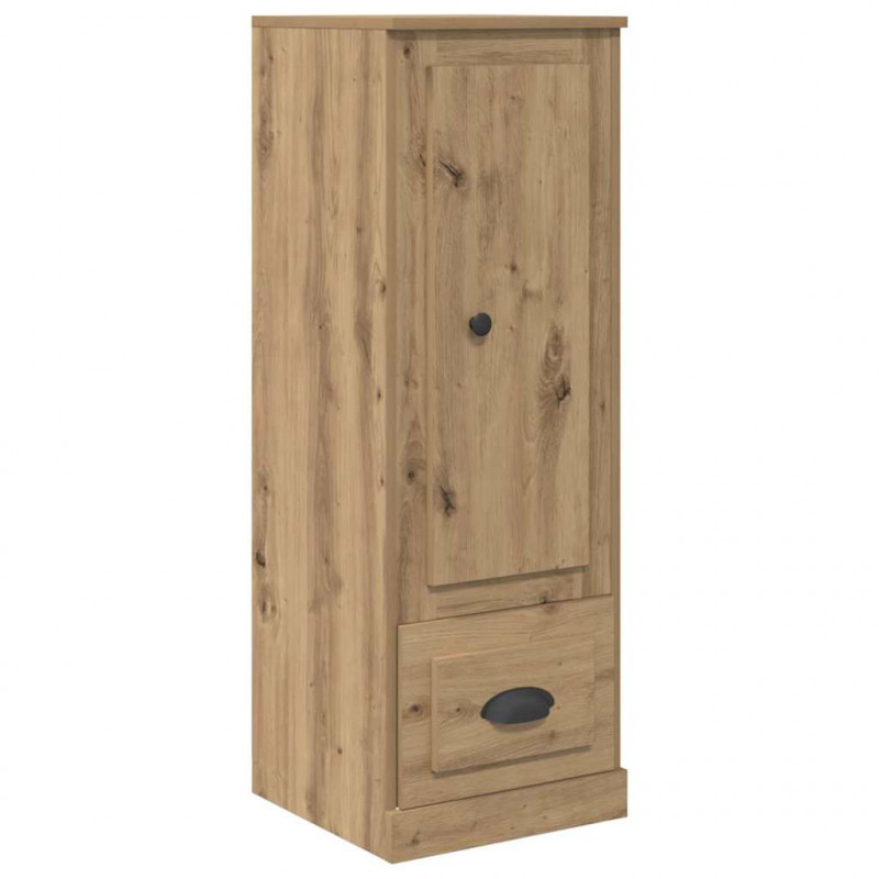 Highboard 3 pcs Dąb rzemieślniczy Materiał drewnopochodny