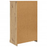 Highboard 3 pcs Dąb rzemieślniczy Materiał drewnopochodny