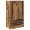 Highboard z szufladą 3 pcs Stare drewno Materiał drewnopochodny
