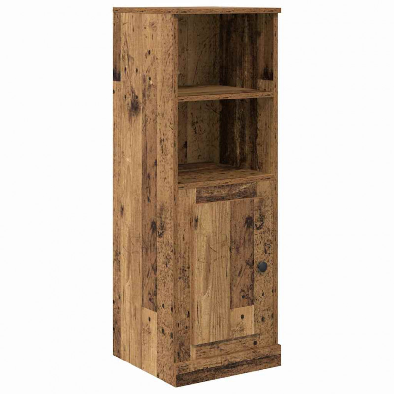 Highboard z szufladą 3 pcs Stare drewno Materiał drewnopochodny