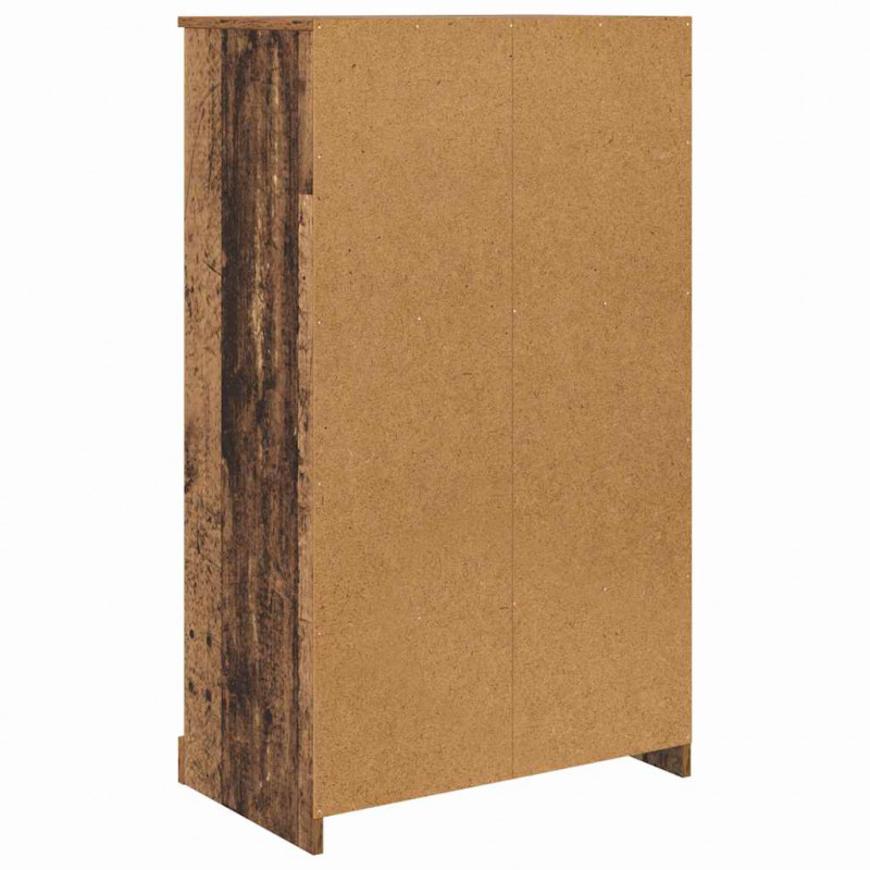 Highboard z szufladą 3 pcs Stare drewno Materiał drewnopochodny