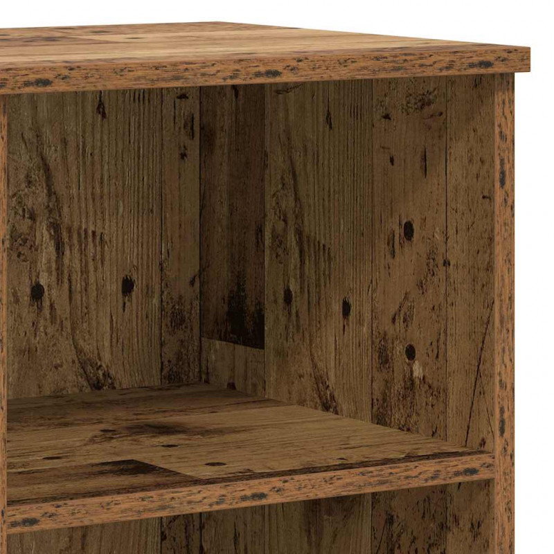 Highboard z szufladą 3 pcs Stare drewno Materiał drewnopochodny