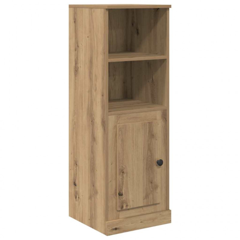 Highboard 3 pcs Dąb rzemieślniczy Materiał drewnopochodny
