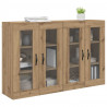 Szafki ścienne 2 pcs Dąb rzemieślniczy 69,5 x 34 x 90 cm