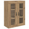 Szafki ścienne 2 pcs Dąb rzemieślniczy 69,5 x 34 x 90 cm