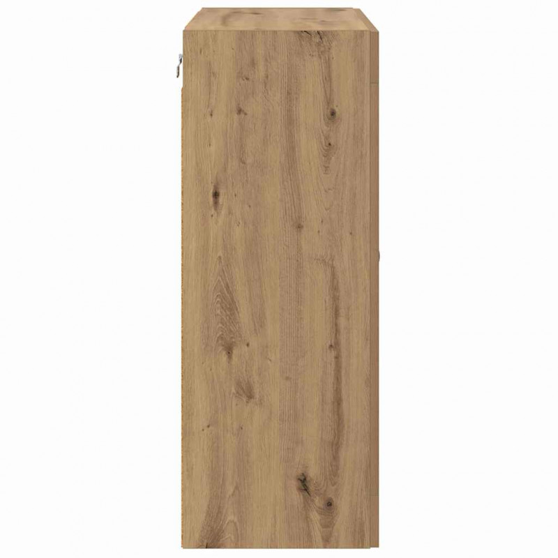 Szafki ścienne 2 pcs Dąb rzemieślniczy 69,5 x 34 x 90 cm